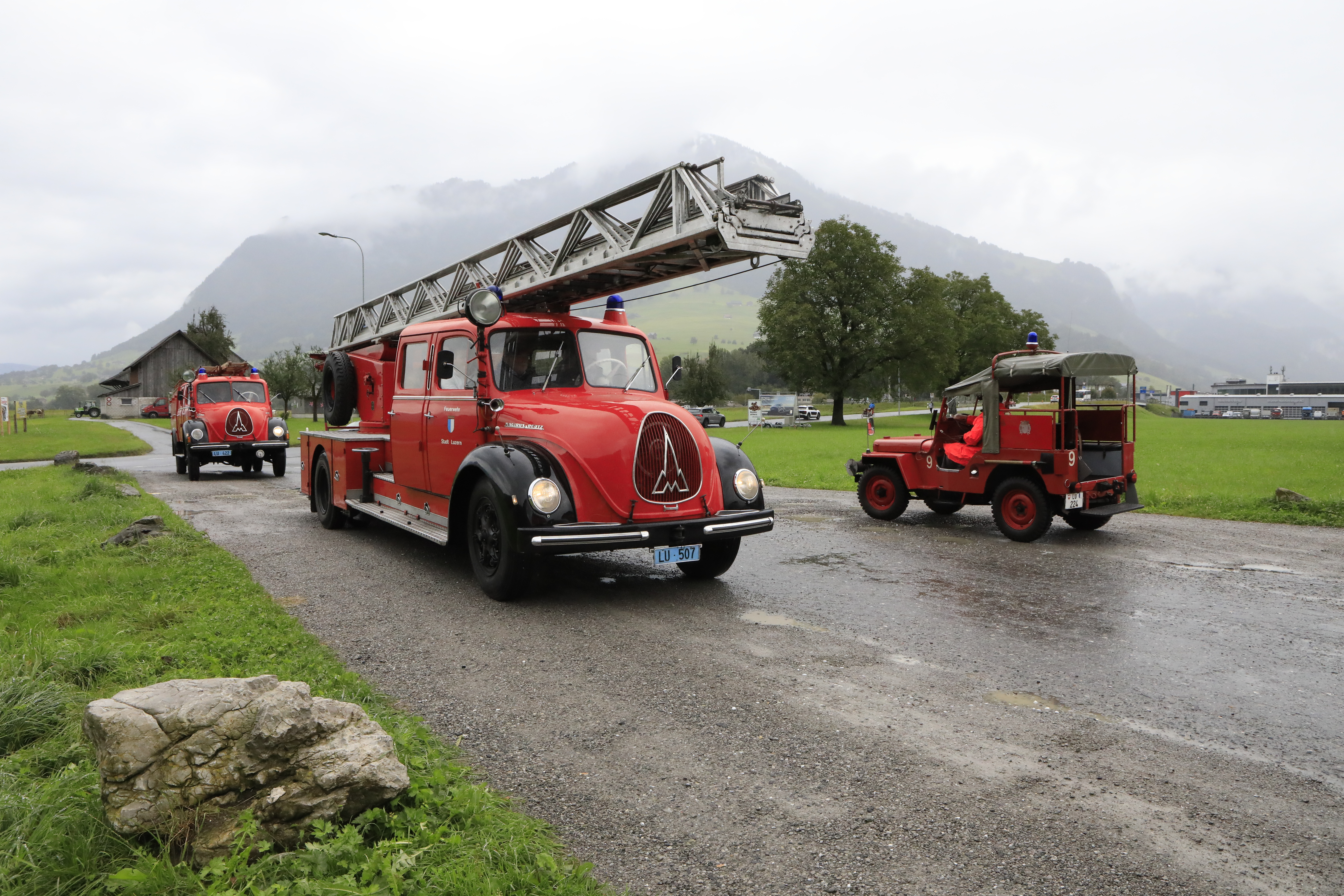 Mitgliederausfahrt IG Rundhauber der FW-Luzern
