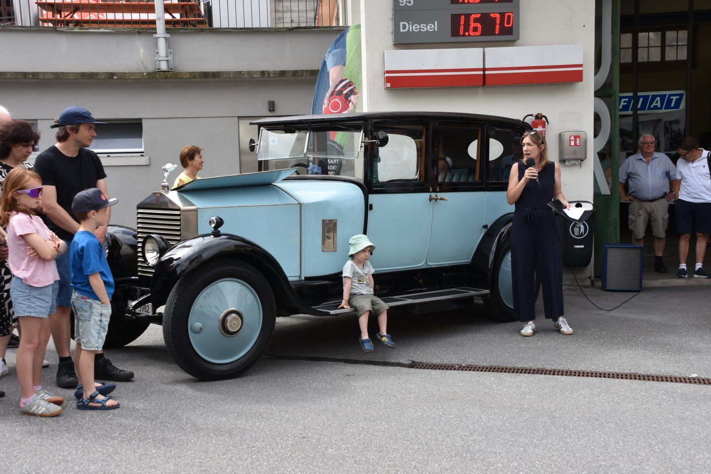 Auto GR100, Ausstellung in Ilanz