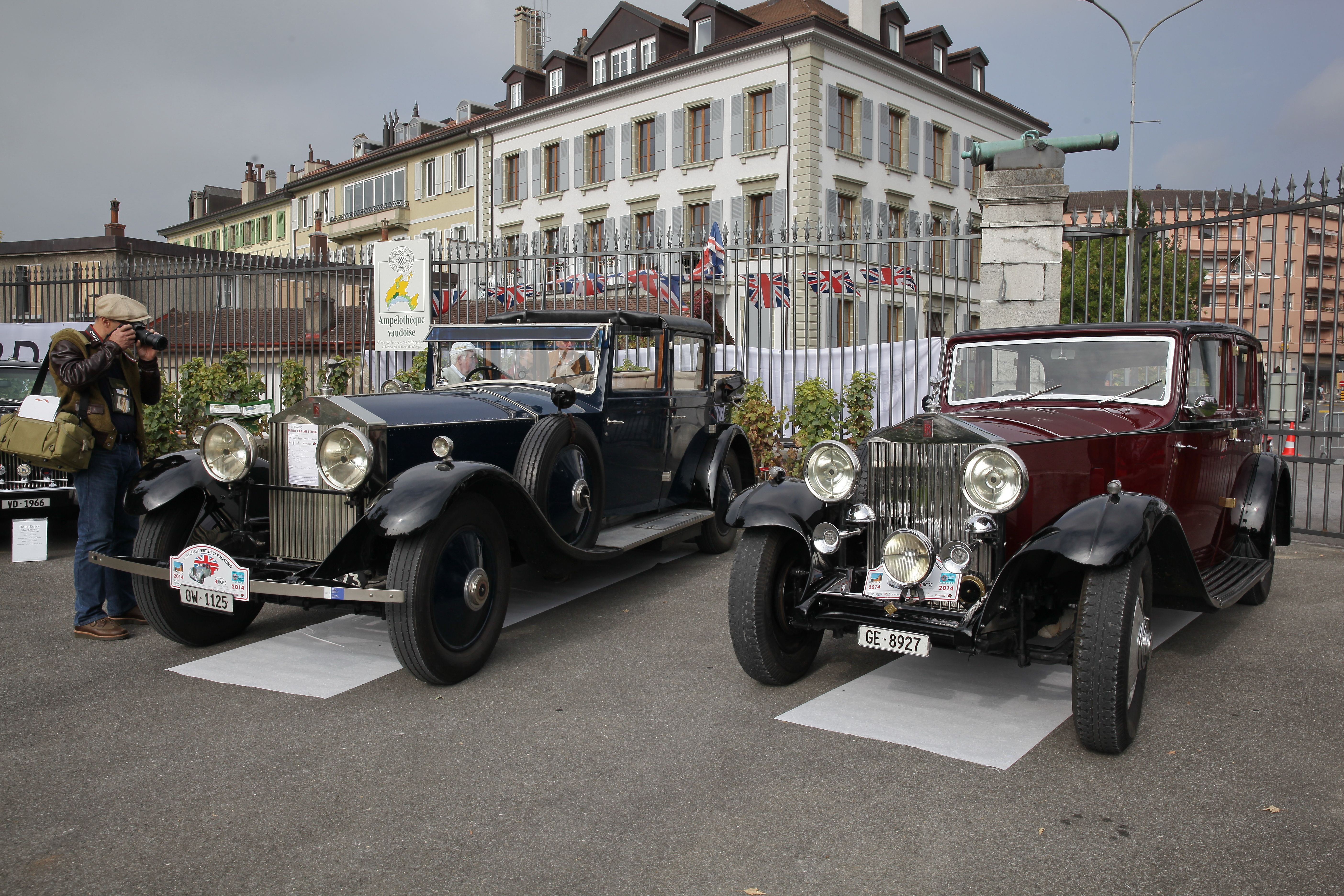 Swiss Classic British Car Meeting Morges 