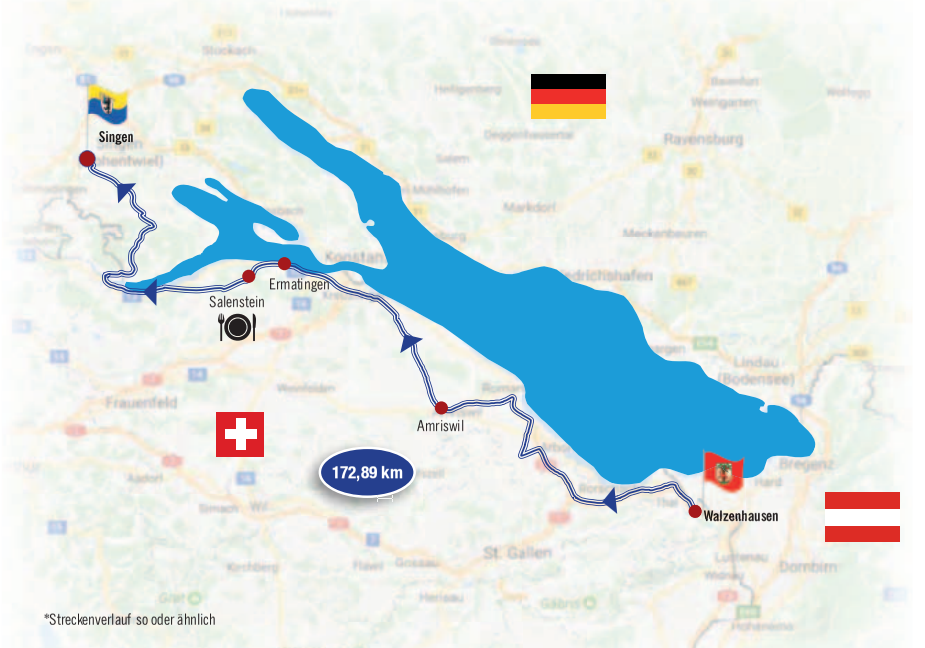 Seegefrörne 2020, Route Sonntag