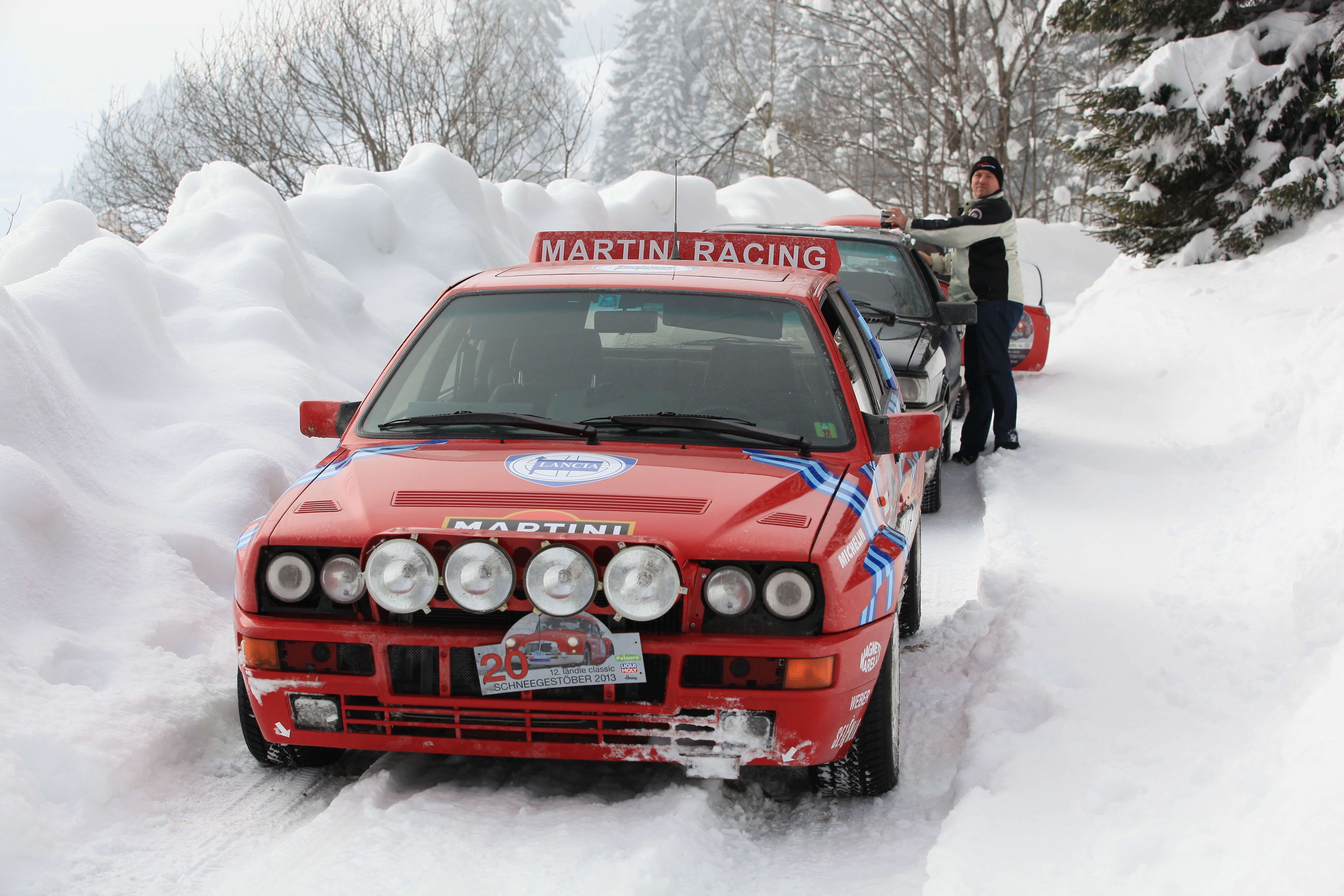 Schneegestöber Rallye